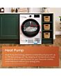 Hotpoint CHSD83MGGUK Freestanding 8kg Heat Pump Tumble Dryer with ColdGuard - Manhattan Gray