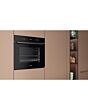 Hotpoint HOI68PT1SBUKC Class 6 60cm Built-In Single Pyrolytic Oven with ActiveMultiflow and Air Fry - Black