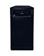 Hotpoint HP2FD10CS90BUK 10 Place Setting Freestanding Slimline Dishwasher with Rapid Wash - Black