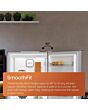 Hotpoint HPK26403W4UK Freestanding Dual No Frost 70/30 Fridge Freezer with Even Flow