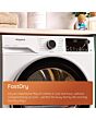 Hotpoint CHD94MWBSUK Fabric Care 9kg Heat Pump Tumble Dryer with HomeWhiz