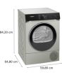 Siemens WQ46H2DXGB, Heat pump tumble dryer