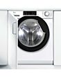 Hoover HBWS 484DMBW5-80 Integrated 8kg Washing Machine - 1400 rpm - A Energy Rating - White with Black Door