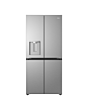 Haier HCR58S18CWMM Rise Cube 523L Side-by-Side American Fridge Freezer - Silver - C Rated
