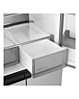 Haier HCR58S18CWMM Rise Cube 523L Side-by-Side American Fridge Freezer - Silver - C Rated
