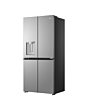 Haier HCR58S18CWMM Rise Cube 523L Side-by-Side American Fridge Freezer - Silver - C Rated