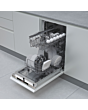 Hoover HDIH 2T1047-80 Built In 45cm 10 Place Dishwasher with E Energy Rating - Black