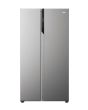 Haier HSR5918DNMP 90cm American Style Side-by-Side Fridge Freezer - Platinum Inox