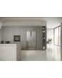 Haier HSR5918DNMP 90cm American Style Side-by-Side Fridge Freezer - Platinum Inox