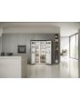 Haier HSR5918DNMP 90cm American Style Side-by-Side Fridge Freezer - Platinum Inox