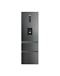Haier HTW5618EWMP 3D 60 Series 5 Freestanding Fridge Freezer - Dark Inox - E Rated