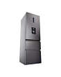 Haier HTW5618EWMP 3D 60 Series 5 Freestanding Fridge Freezer - Dark Inox - E Rated