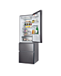 Haier HTW5618EWMP 3D 60 Series 5 Freestanding Fridge Freezer - Dark Inox - E Rated