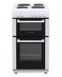 White Knight ATTC50W Freestanding Twin Cavity Electric Cooker - White