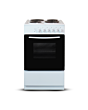 Montpellier CSE46W 50cm Electric Cooker - White