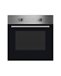 Montpellier M8MESO70SS 70L Multifunction Built-In Single Oven - Black