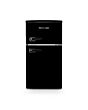 Montpellier MAB2035EK Retro Undercounter Fridge Freezer In Black