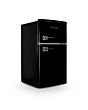 Montpellier MAB2035EK Retro Undercounter Fridge Freezer In Black