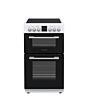 Montpellier MDOC50FW 50cm Double Ceramic Cooker in White