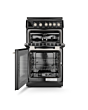 Montpellier MDOG50LK 50cm Double Gas Cooker in Black