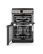 Montpellier MDG600LK 60cm Gas Double Oven Cooker in Black