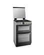 Montpellier MDG600LK 60cm Gas Double Oven Cooker in Black