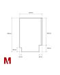 Montpellier MDWBID4553 45cm 10 Place Setting Fully Integrated Slimline Dishwasher