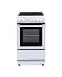 Statesman C050ESCW 50cm Single Cavity Electric Cooker - White