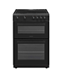 Statesman 60cm Double Oven Electric Ceramic Cooker - Black
