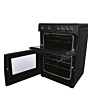 Statesman 60cm Double Oven Electric Ceramic Cooker - Black