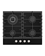 Statesman GH160GB 60cm 4-Zone Gas Hob - Black Glass