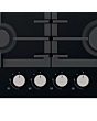 Statesman GH160GB 60cm 4-Zone Gas Hob - Black Glass