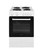 Statesman SE060SPW 4-Zone 60cm Solid Plate Single Cavity Electric Cooker - White