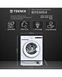 Teknix BITKW814 8Kg 1400Spin Integrated Washer, White