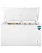 Teknix CH420W 420L Chest Freezer, White W144.9Cm