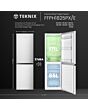 Teknix FFPH1825PX/E 55cm 50/50 Fridge Freezer Total No Frost - Brushed Steel