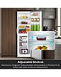 Teknix STF1448S Fridge Freezer 87/55 litres, E rated, Glass Shelves, 3 Drawers, H1440mm, W480mm 