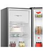 Teknix T2R128S 52cm Retro Fridge with Ice Box - Silver