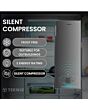Teknix TFF1435X 143 X 55 X 60 Tall Frost Free Freezer Silver