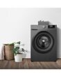 Teknix 8kg 1400spin Freestanding Washer  Titanium