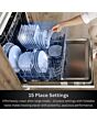 Teknix TX3BD608  Black Full Size Dishwasher  15 Place Settings  C Energy Rating