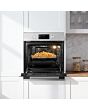Midea Xpress Fry MBO65M90D2C-SS Multifunction Built-In Single Oven with Catalytic Liners - Stainless Steel - A+ Rated