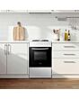 Midea MFO20DME4H109-WH 50cm Single Oven FS Cooker with Sealed Plates - White - A Rated