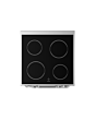 Midea MFO24EME4R118-SS 60cm Double Oven FS Cooker with Ceramic Hob - Stainless Steel - AA Rated