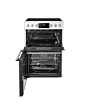 Midea MFO24EME4R118-WH 60cm Double Oven FS Cooker with Ceramic Hob - White - AA Rated