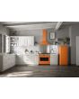Smeg CPF9GPOR 90cm Portofino Dual Fuel Range Cooker, Orange