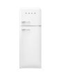 Smeg FAB30RWH5UK 60cm 50s Style Right Hand Hinge Freezer over Fridge, White