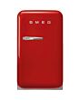 Smeg FAB5RRD6 Retro Mini Fridge Right Hand Hinge - Red