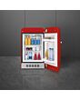 Smeg FAB5RRD6 Retro Mini Fridge Right Hand Hinge - Red