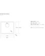 Caple MODE045/GM Undermount Sink